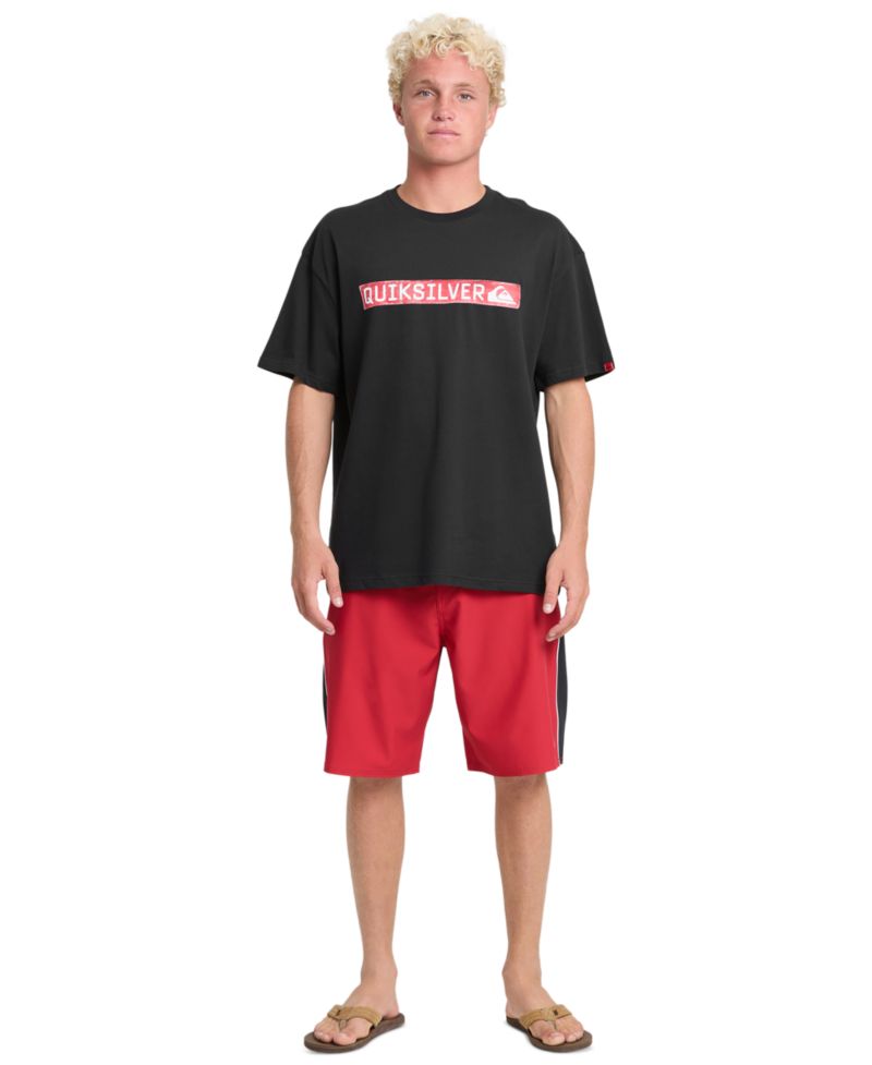 Men's Young Guns Clicker Red Box Oversized T-Shirt