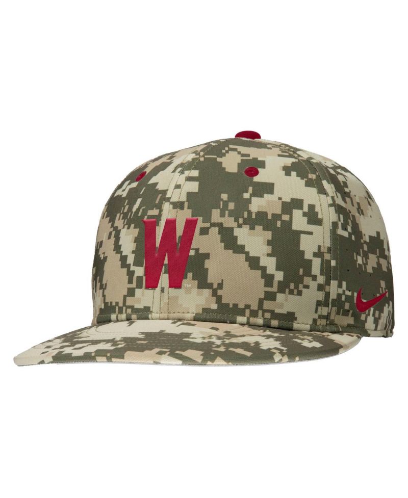 Men's Digital Camo Washington State Cougars On-Field Baseball Performance Fitted Hat