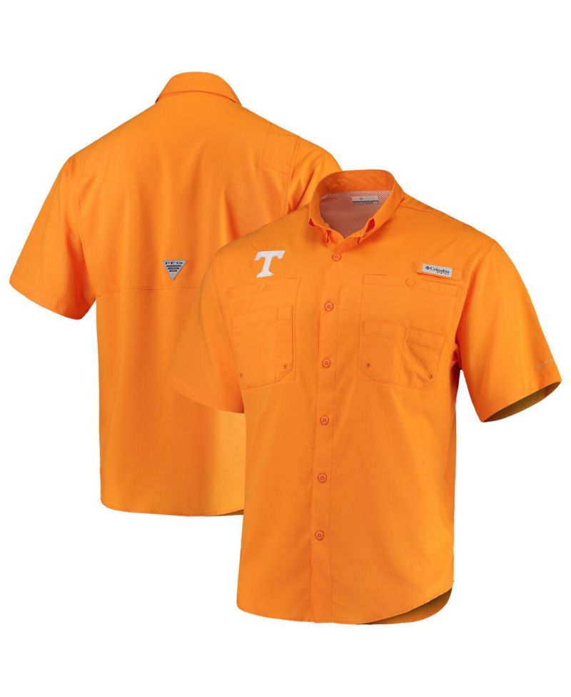 Men's Tenn Orange Tennessee Volunteers PFG Tamiami Shirt