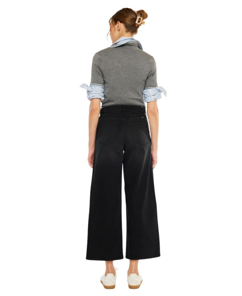 Women's Victoria Ultra High Rise Cropped Wide-Leg Jeans