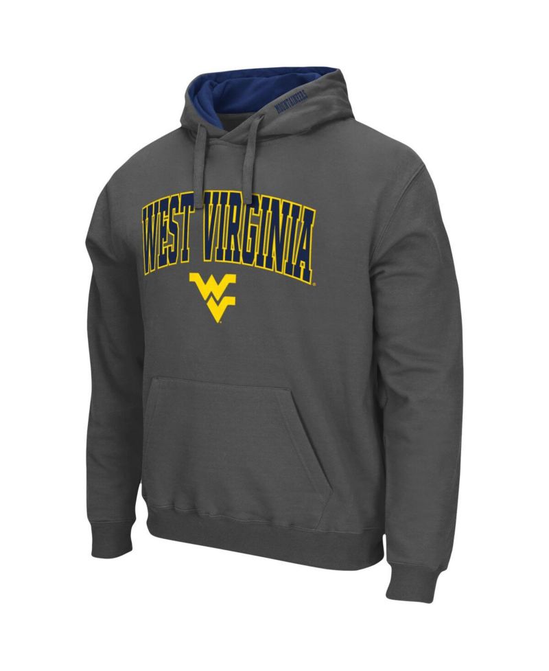 Men's West Virginia Mountaineers Arch and Logo 3.0 Pullover Hoodie