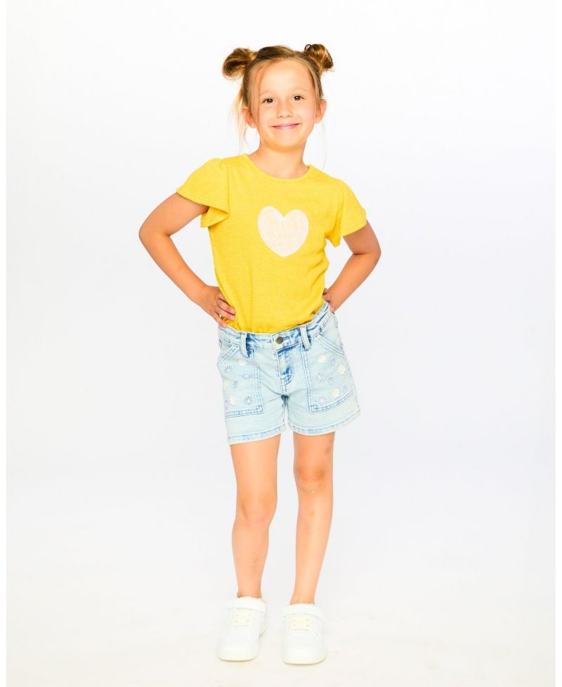 Toddler Girl Crinkle Jersey Top