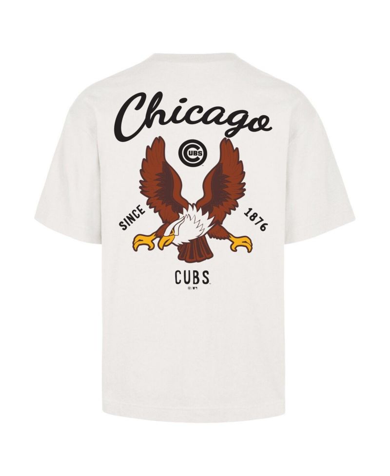Men's Cream Chicago Cubs Souvenir Eagle Foundation T-Shirt