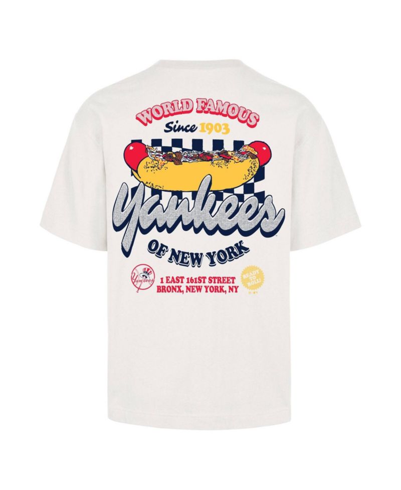 Men's Cream New York Yankees Glizzy T-Shirt
