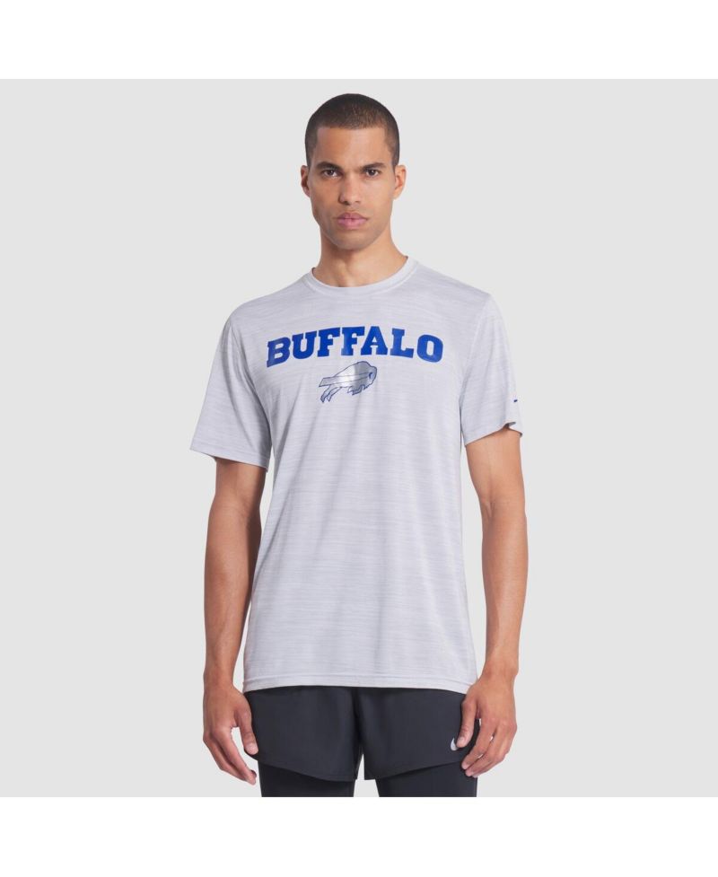 Men's White Buffalo Bills 2025 Rivalries Collection Sideline Velocity Dri-FIT T-Shirt