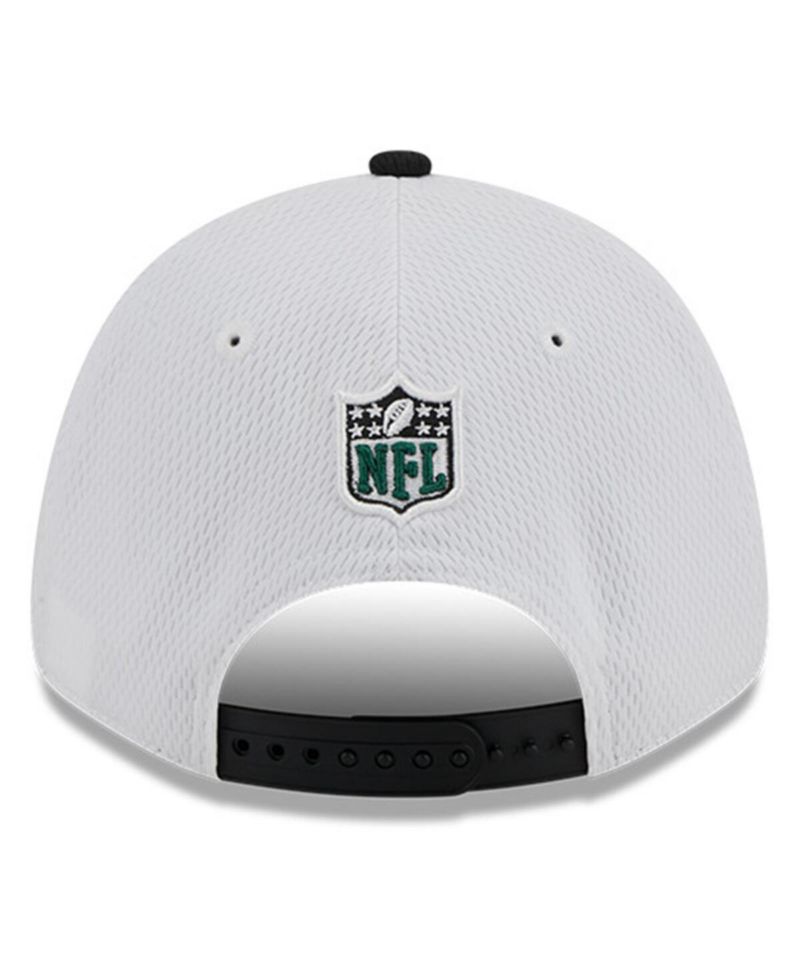 Men's White/Black New York Jets 2023 Sideline 9FORTY Adjustable Hat