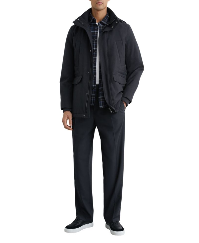 Men's Lord Hooded Zip-Through Padded Coat