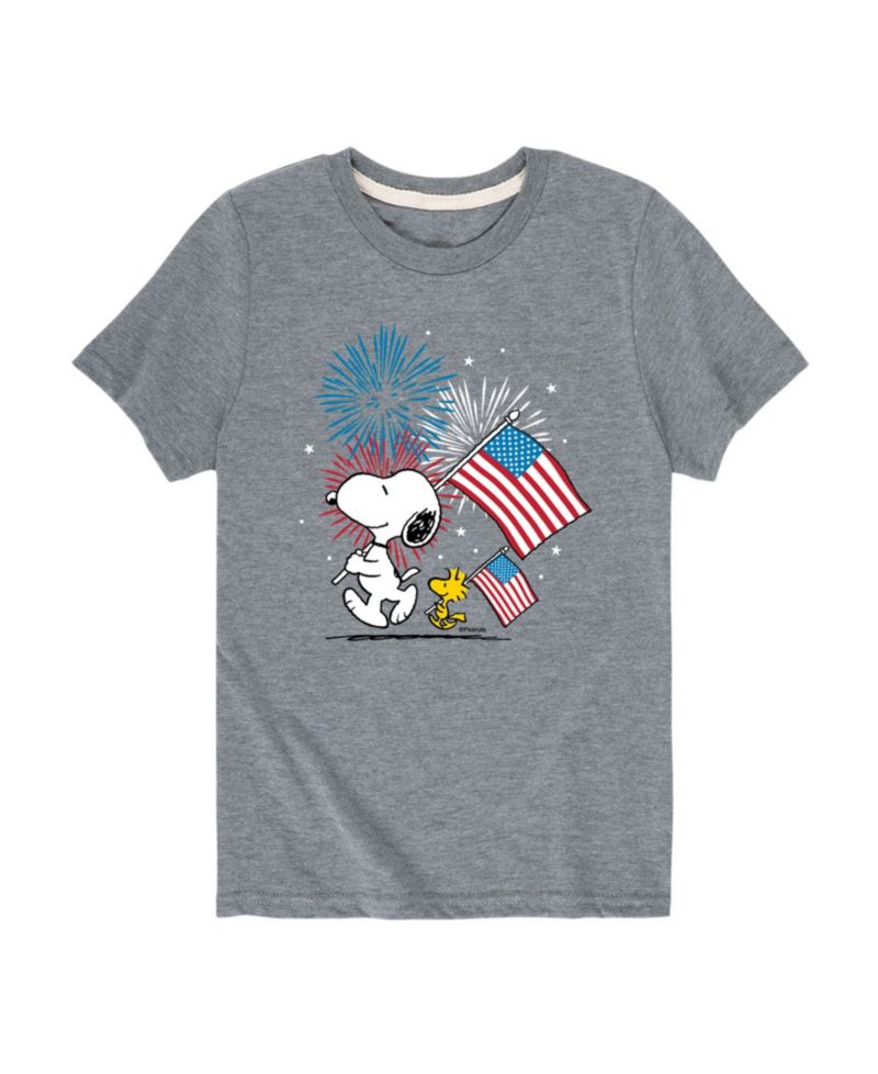 Big Boys Americana Fireworks Graphic T-Shirt