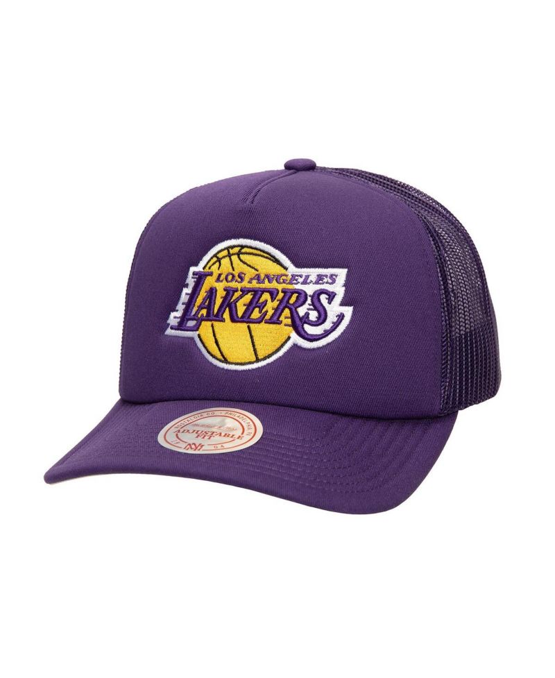Men's Purple Los Angeles Lakers Core Evergreen OTC Trucker Adjustable Hat
