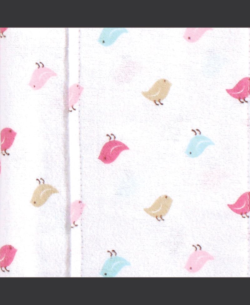 Durable Flannel Fabric Burp Cloths Poly-Cotton Assortment