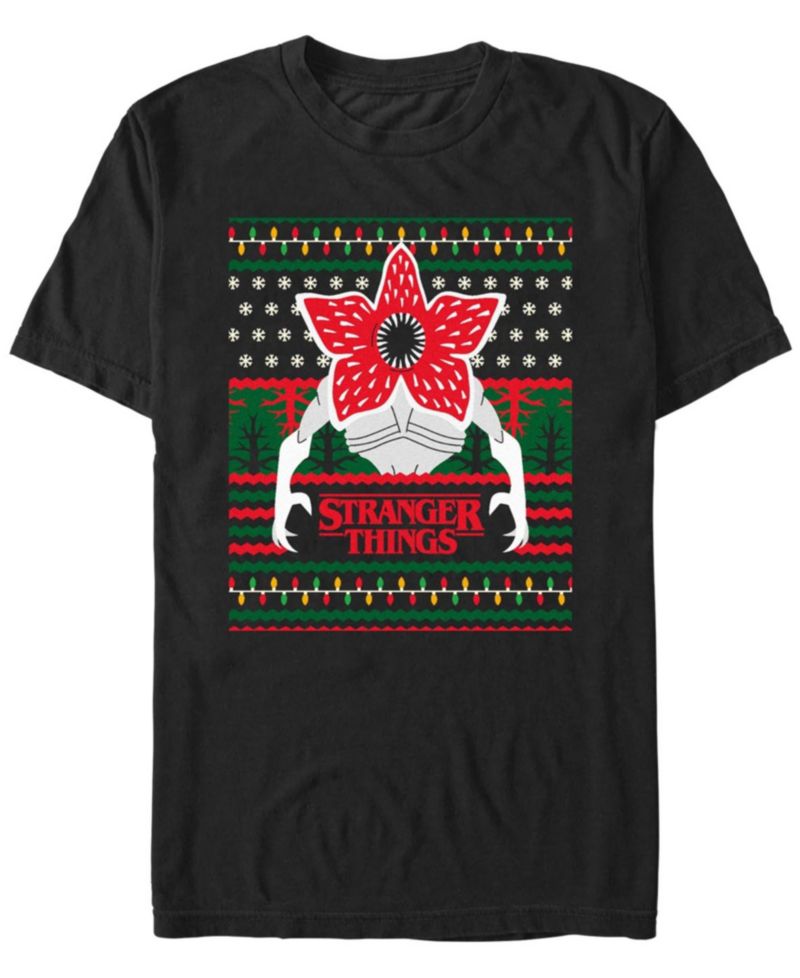 Men's Demogorgon Ugly Christmas Short Sleeve T-Shirt
