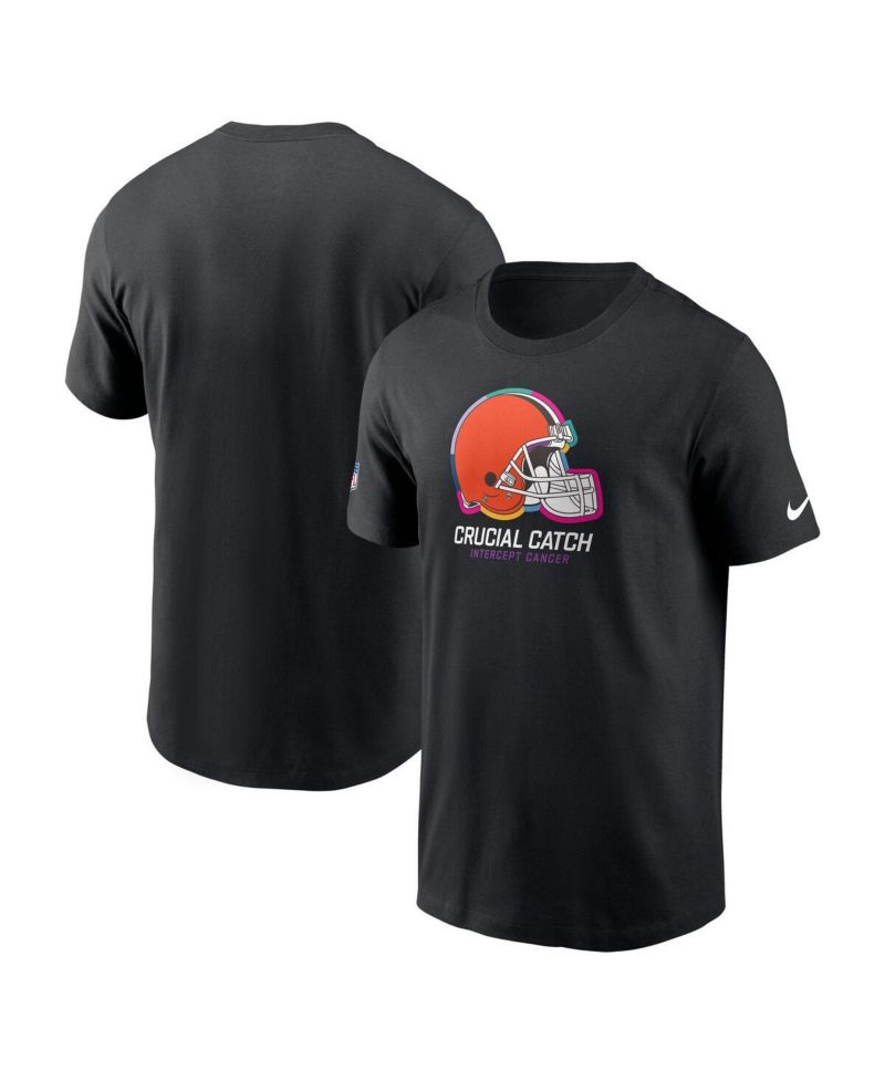 Men's Black Cleveland Browns 2024 NFL Crucial Catch Club T-shirt
