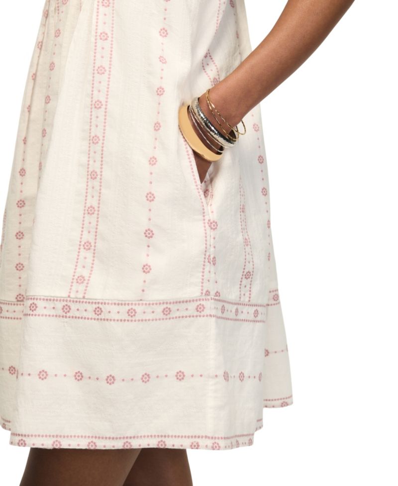 Women's Pintuck Sleeveless Mini Dress