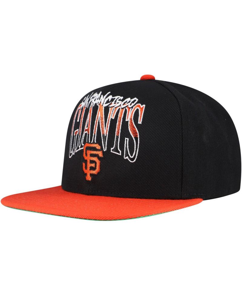 Men's Black San Francisco Giants Rise Up Snapback Hat