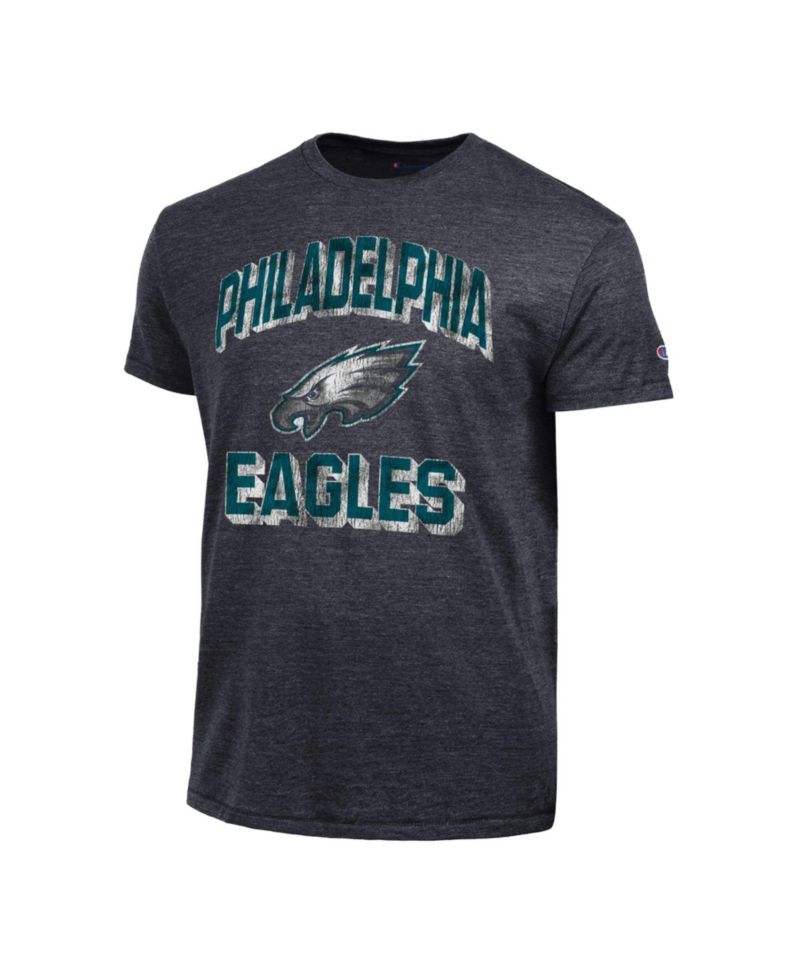 Men's Heather Black Philadelphia Eagles Ultimate Tri-Blend T-Shirt