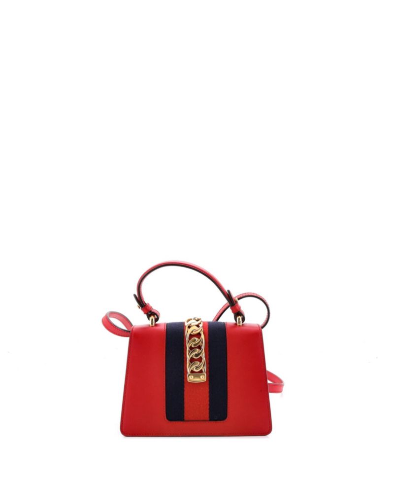 Mini Sylvie Top Handle Bag Leather