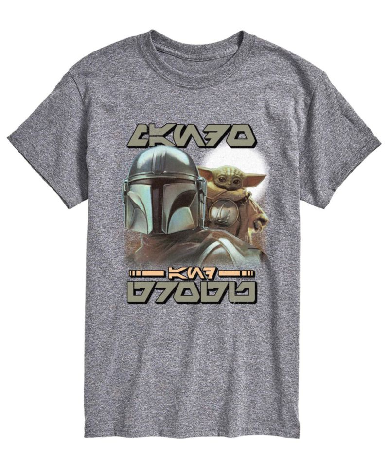 Men's The Mandalorian & Grogu Aurebesh Graphic T-Shirt