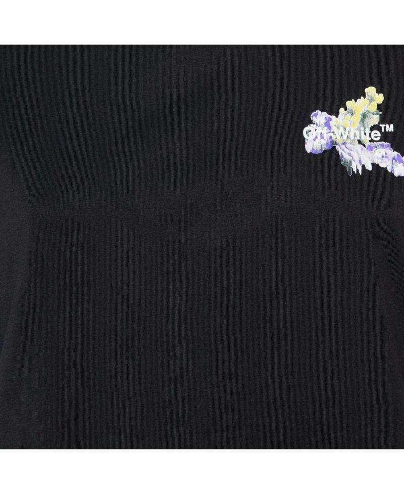 Women's Floral Logo Cotton T-Shirt