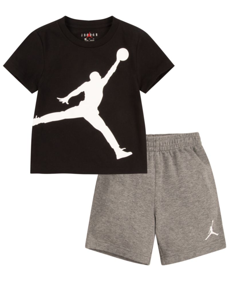 Boys' 2T-7 Jumbo Jumpman T-Shirt and Shorts, 2-Piece Set