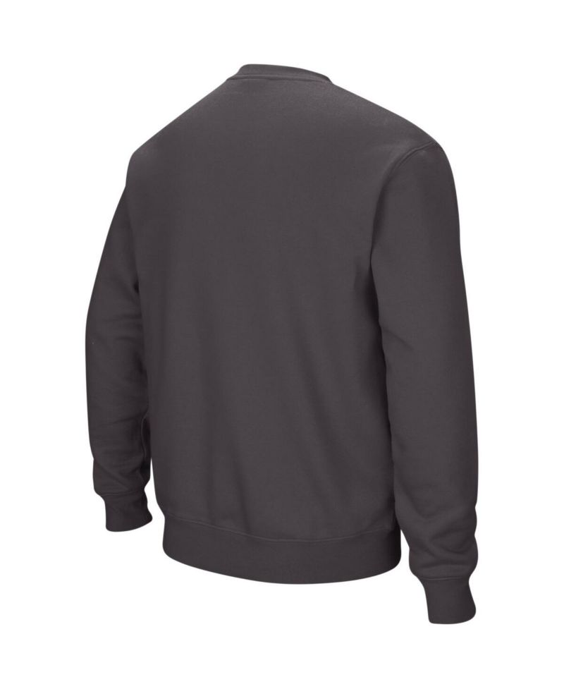 Men's Michigan State Spartans Arch and Logo Crew Neck Sweatshirt