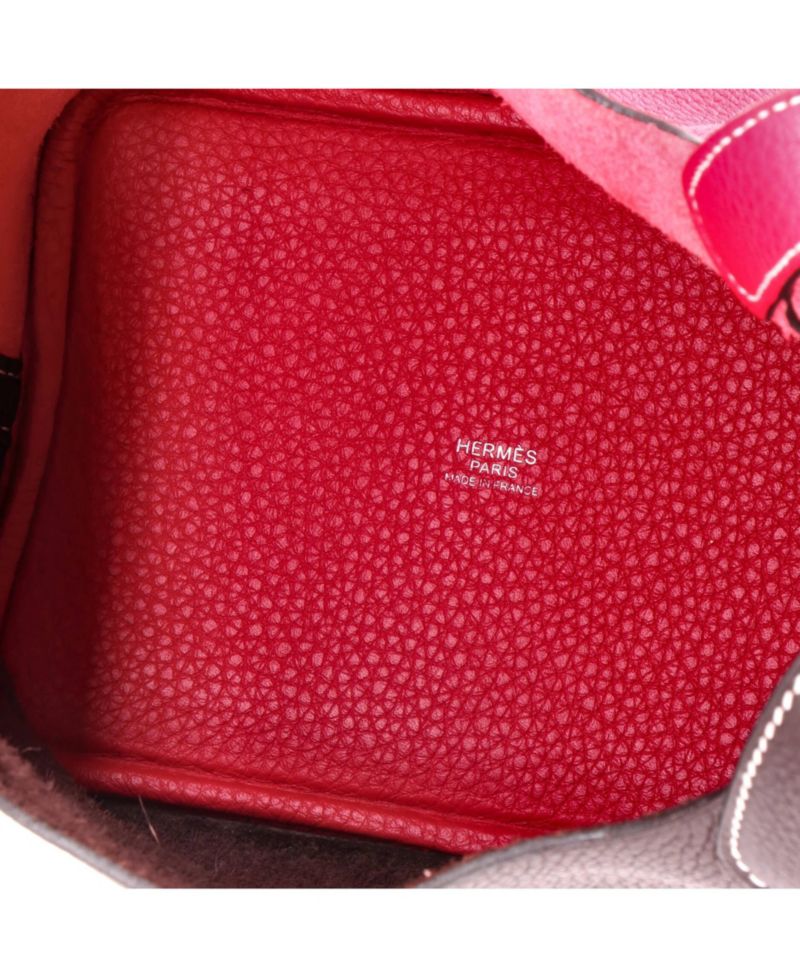 Pre-Owned Hermes PM Casaque Picotin Lock Bag Clemence