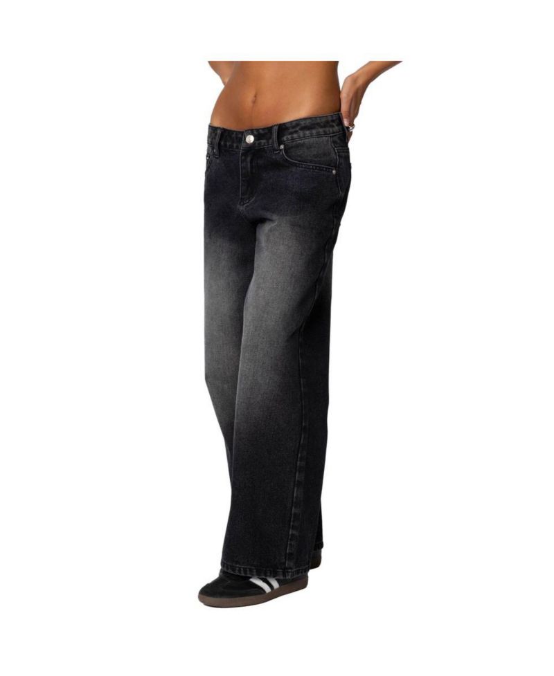 Women's Magda Low Rise Acid Wash Jeans