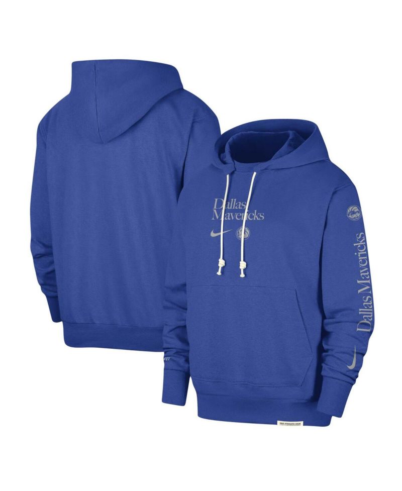 Men's Blue Dallas Mavericks Authentic Performance Pullover Hoodie
