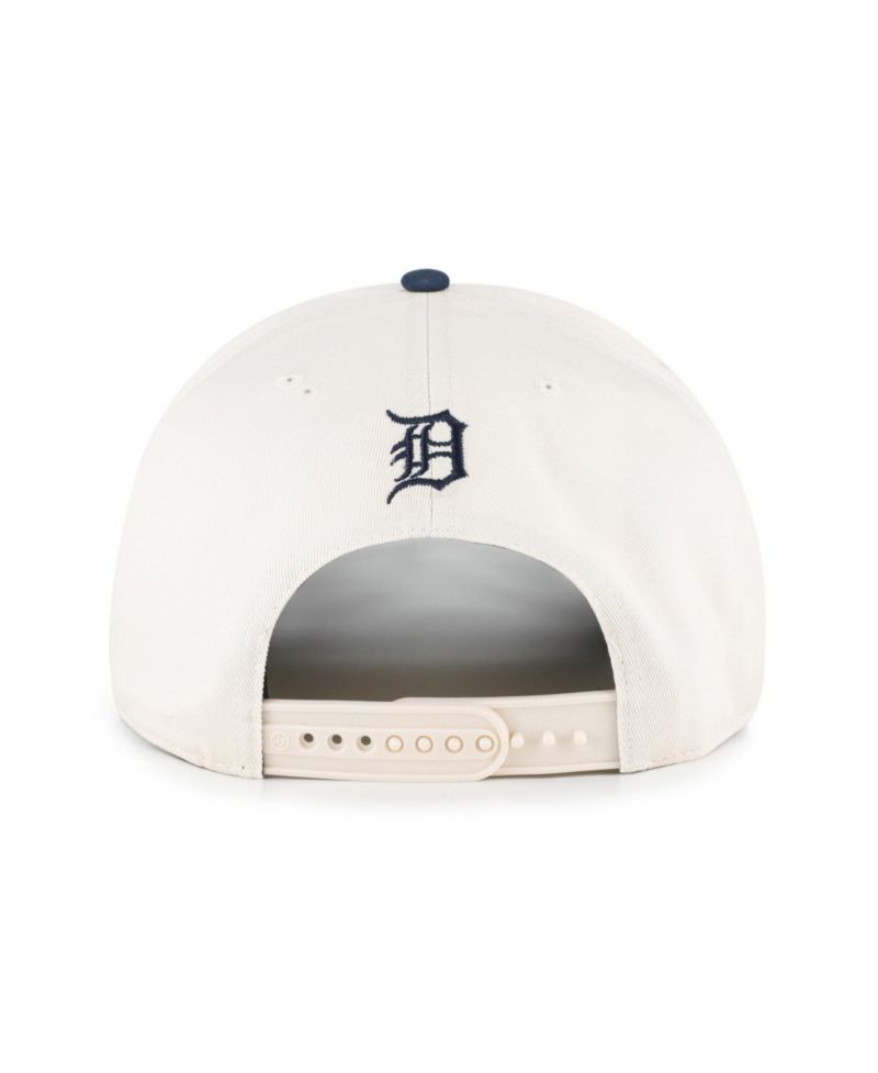 Men's Natural/Navy Detroit Tigers Rope Script Hitch Adjustable Hat