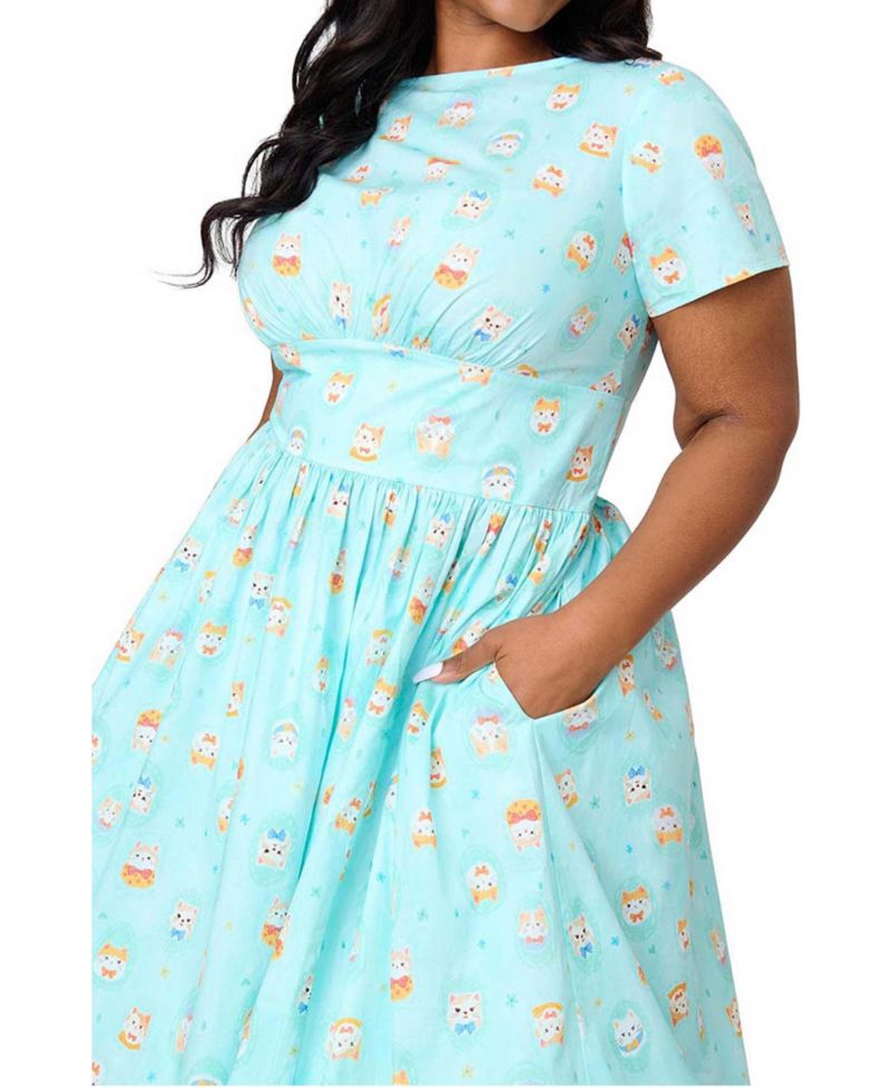 Plus Size 1950s Swing Dress