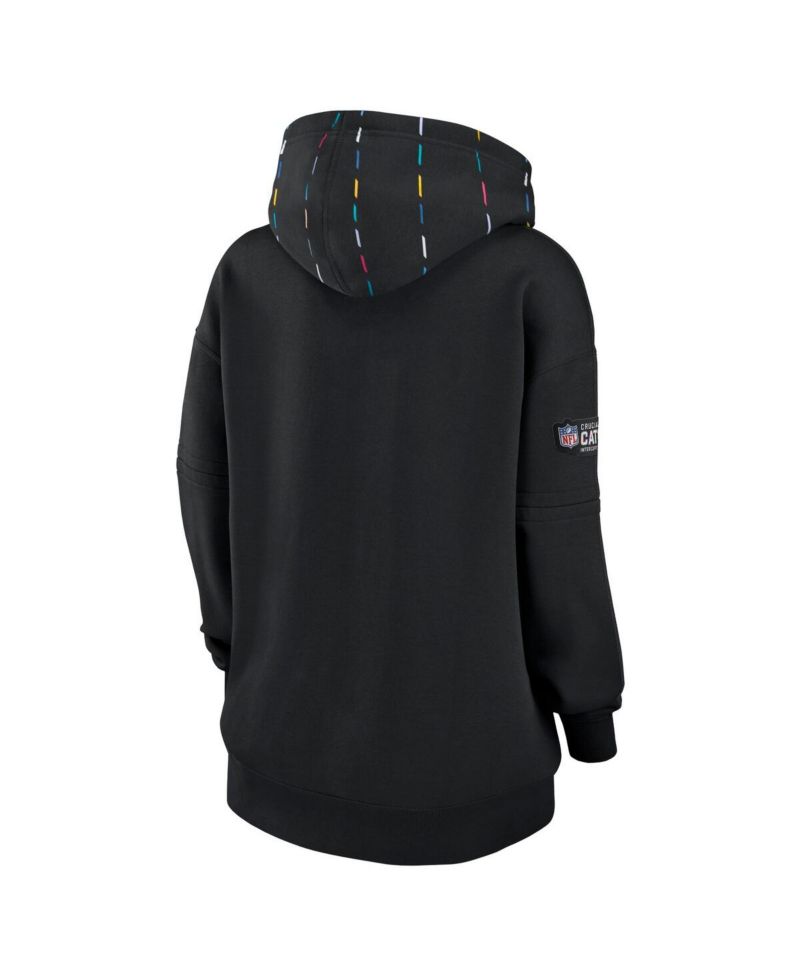 Women's Black Tennessee Titans 2023 NFL Crucial Catch Club Pullover Hoodie