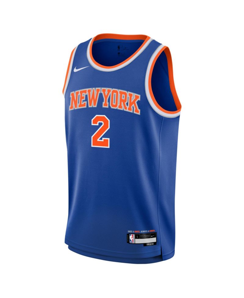 Big Boys and Girls Miles McBride Blue New York Knicks Swingman Jersey - Icon Edition