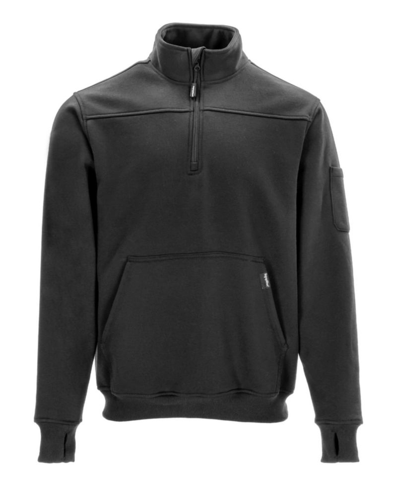 Men's Quarter-Zip Sweatshirt - Insulated Work Pullover with Thermal Comfort