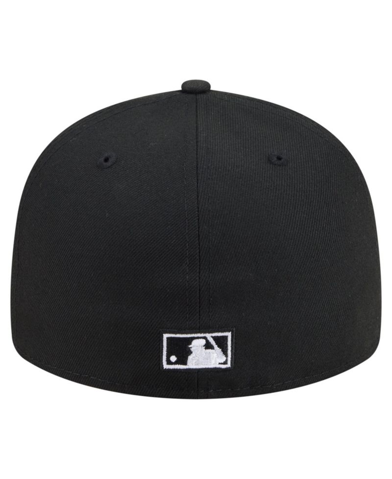 Men's Black Texas Rangers Americana Bald Eagle Pre-Curved 59FIFTY Fitted Hat