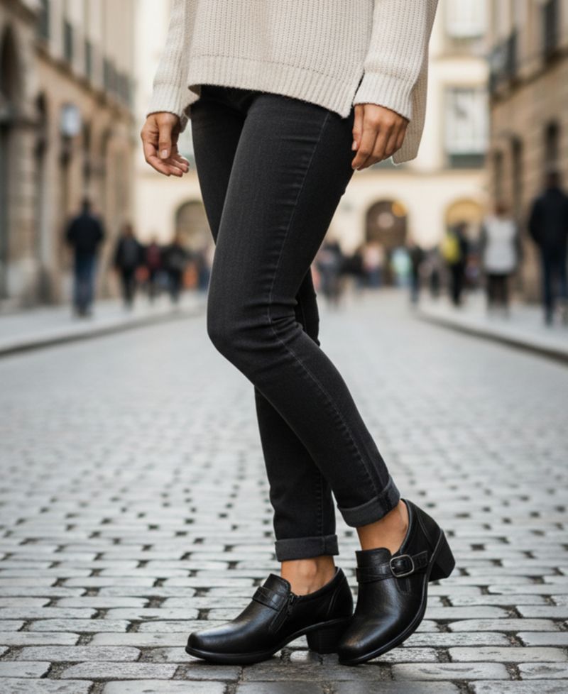 Women's Pixel Round Toe Booties