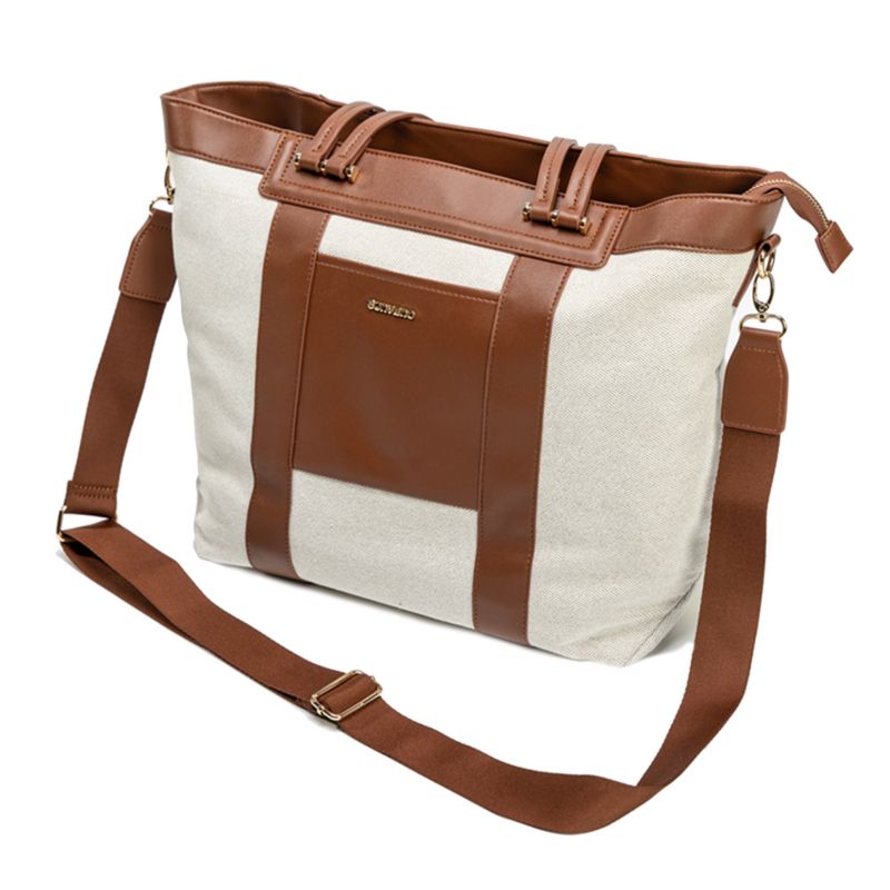 Large Canvas Diaper Tote Bag