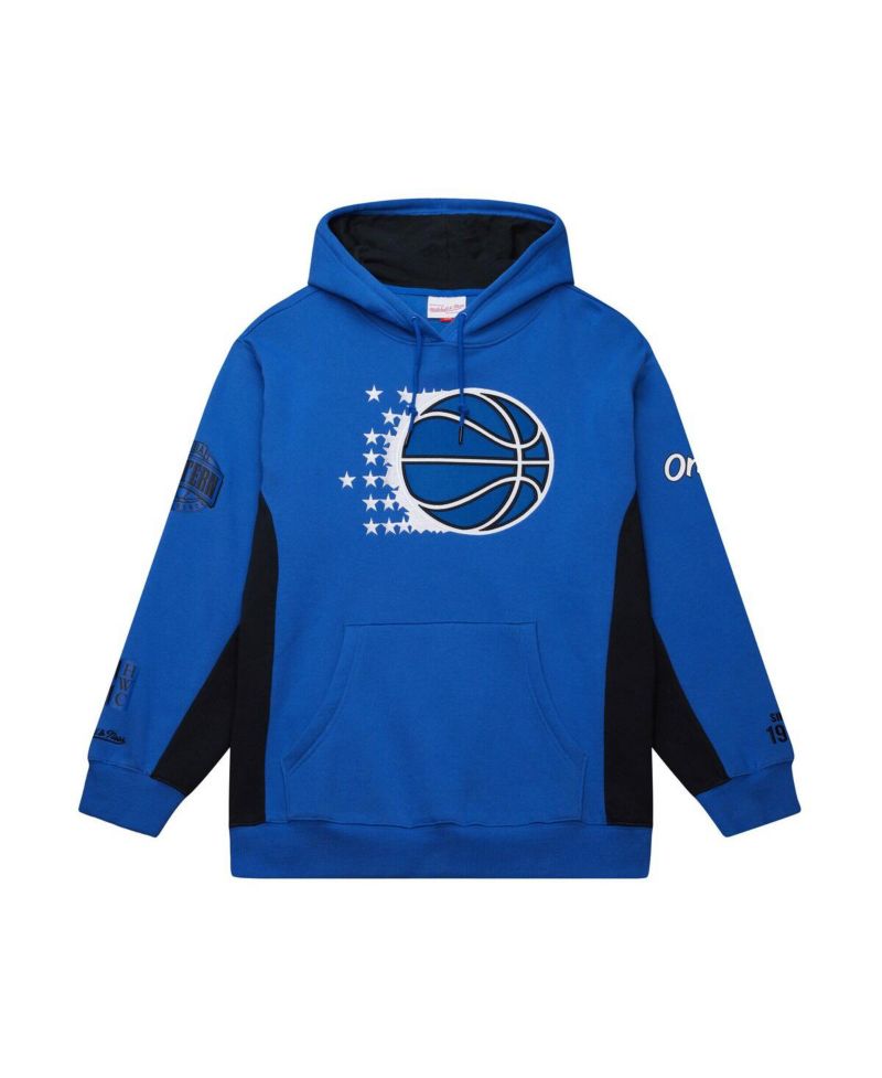 Men's Blue Orlando Magic Hardwood Classics Team Origins Fleece Pullover Hoodie