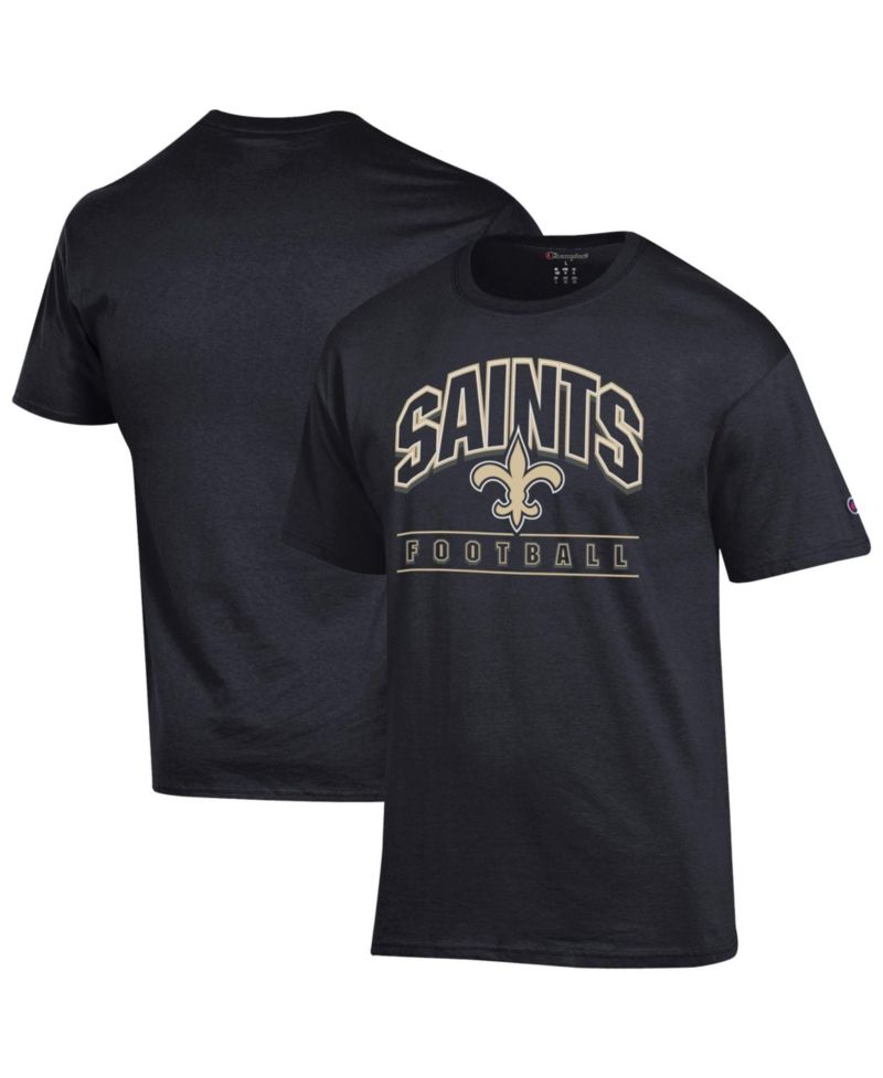 Men's Black New Orleans Saints Football T-Shirt