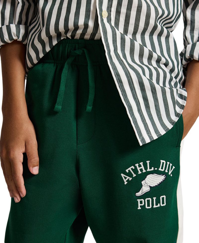 Boys' 8-20 Logo Double-Knit Track Pants