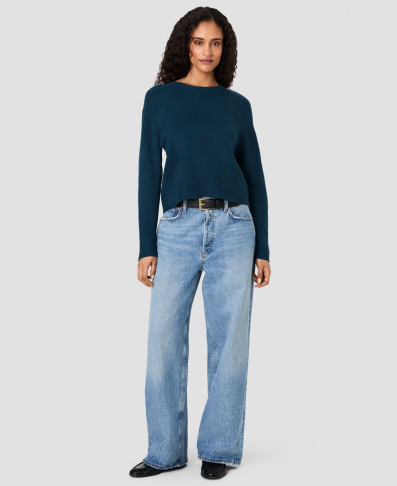 Women's Babysoft Oversized Crewneck Long-Sleeve Sweater