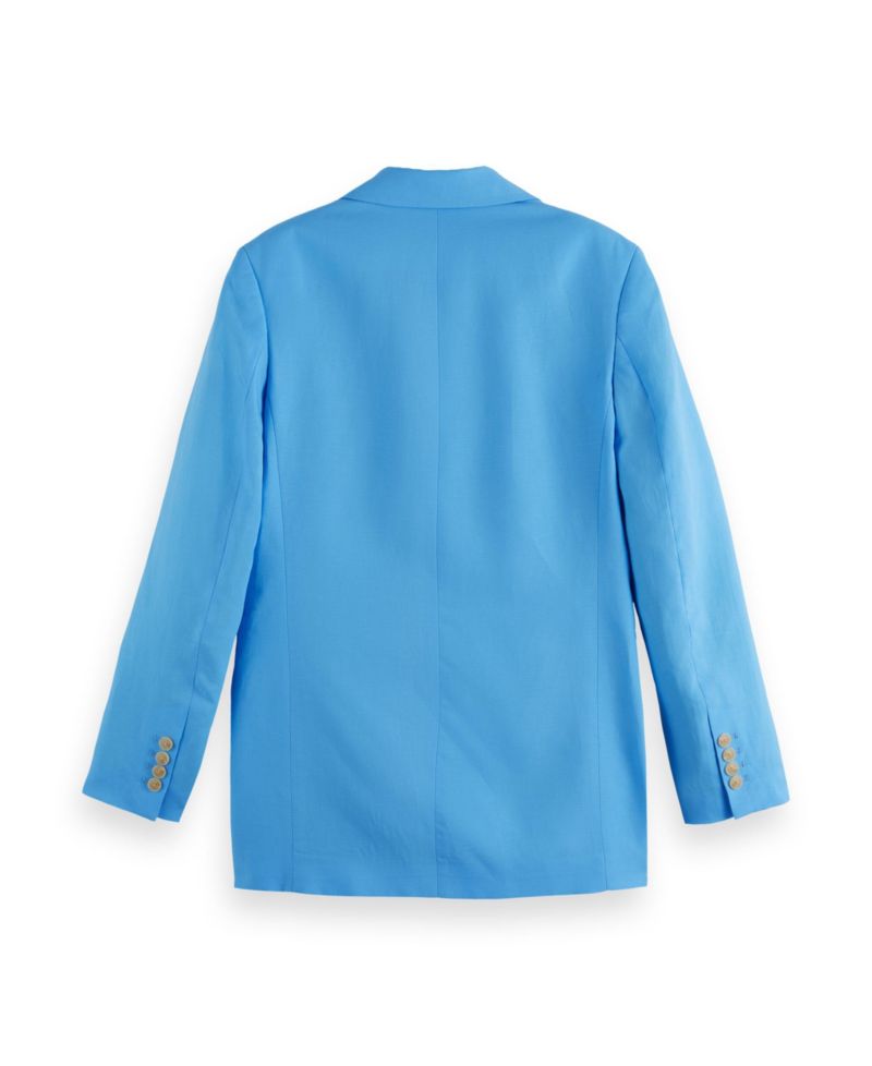 Women's Boyfriend Linen Blend Blazer