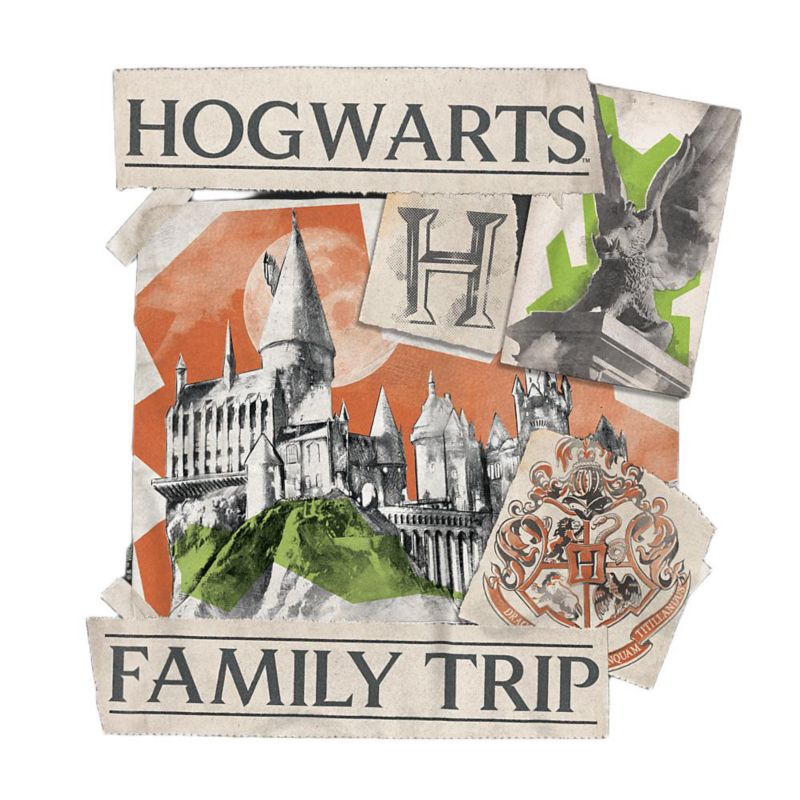 Men's Family Trip To Hogwarts Scrapbook T-Shirt
