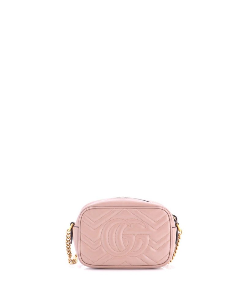 Mini GG Marmont Shoulder Bag Matelasse Leather