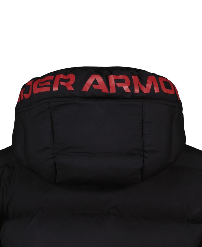Boys' 8-20 Logo Full-Zip Puffer Hooded Jacket