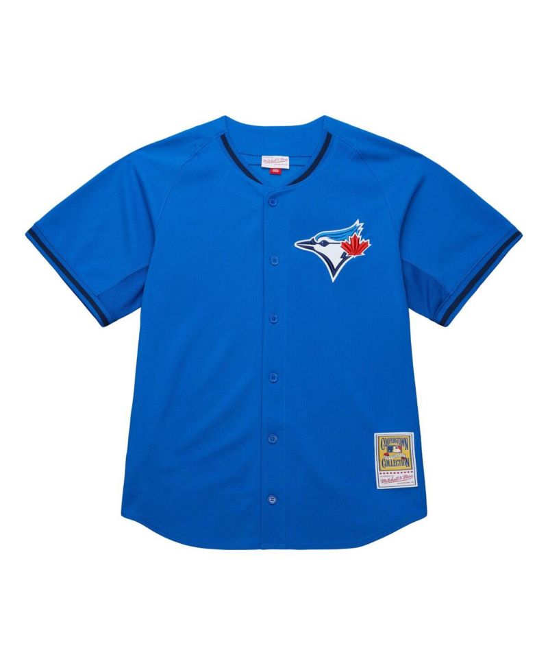 Men's Jose Bautista Blue Toronto Blue Jays Authentic Batting Practice Jersey