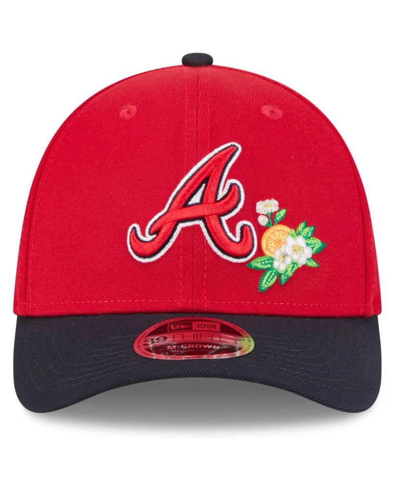 Men's Red/Navy Atlanta Braves 2026 Spring Training M-Crown 39THIRTY Flex Hat