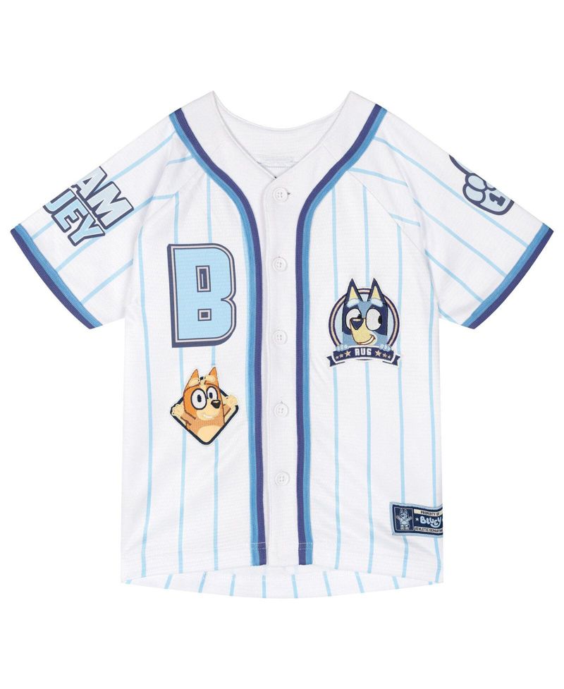 Baby Boys Athletic Button-Down Baseball Jersey