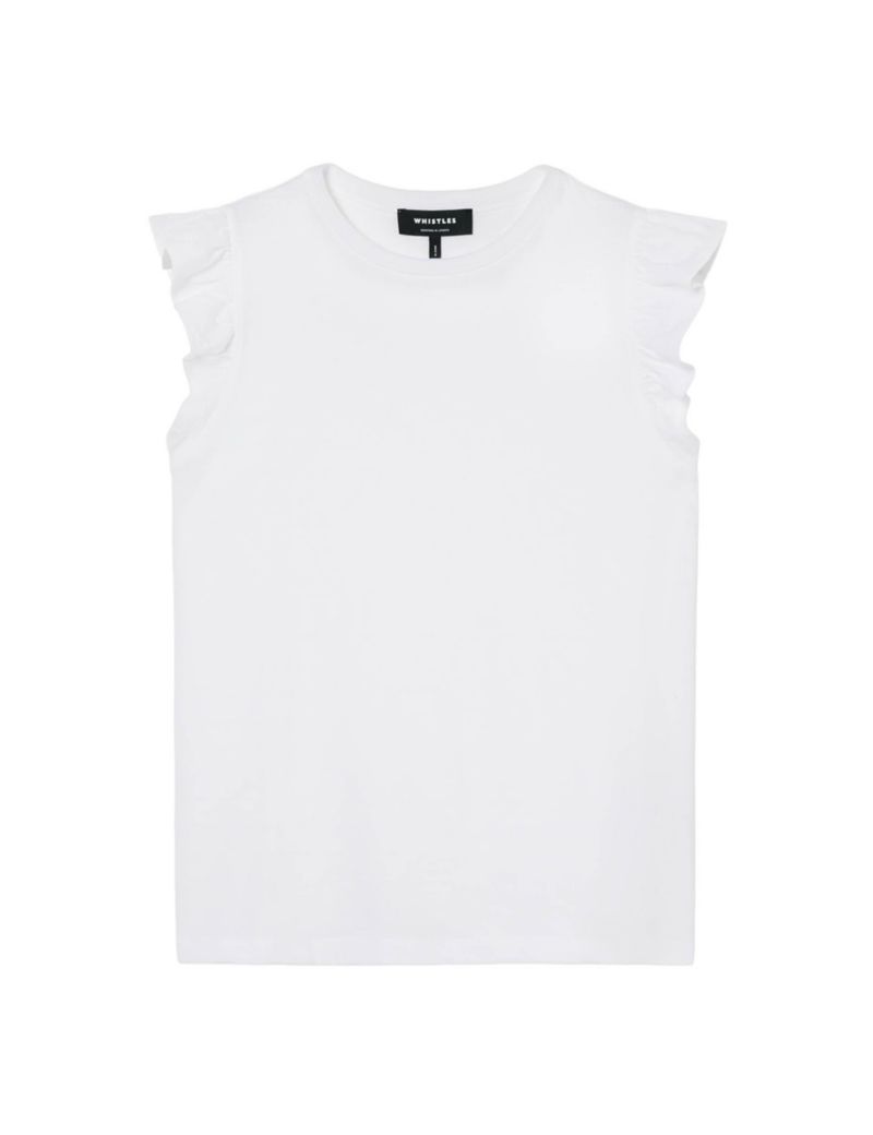 Women's Frill Sleeve Broderie Top