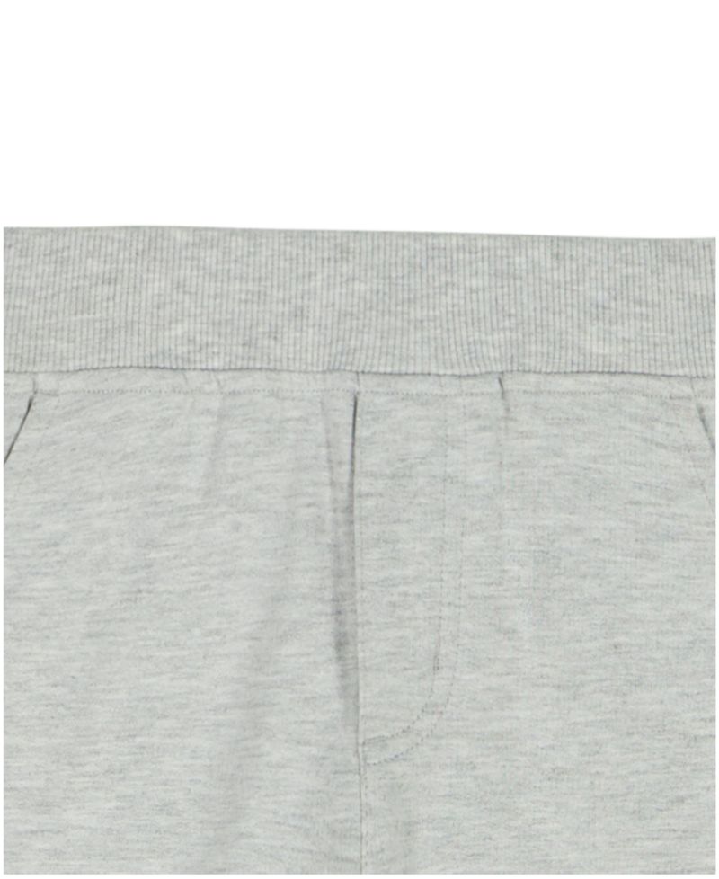 Boys' 2T-7 Relaxed Striped T-Shirt and French Terry Cargo Shorts, 2-Piece Set