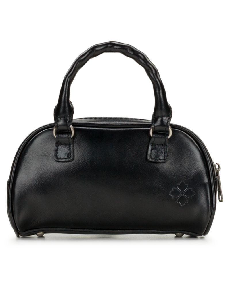 Pomezia Mini Leather Top Handle Crossbody Bag