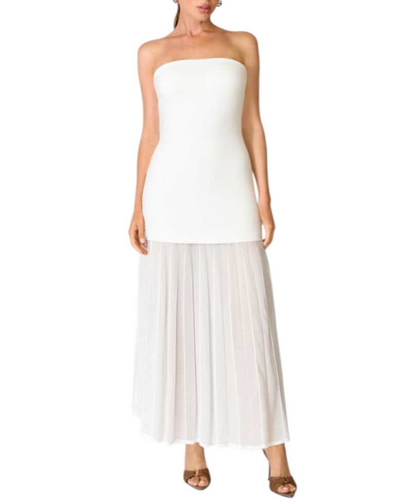 Women's Perissa Strapless Sweater Dress